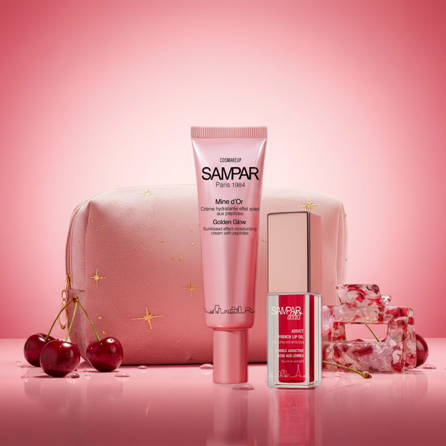 🍒 Trousse Cherry on the glow